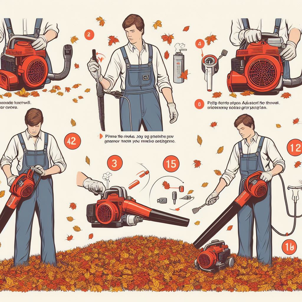 how to start a leaf blower1